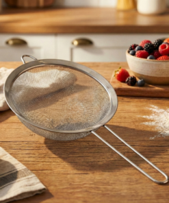 peneira de aço inox 18cm