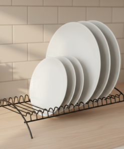 suporte organizador de pratos da Linha Black