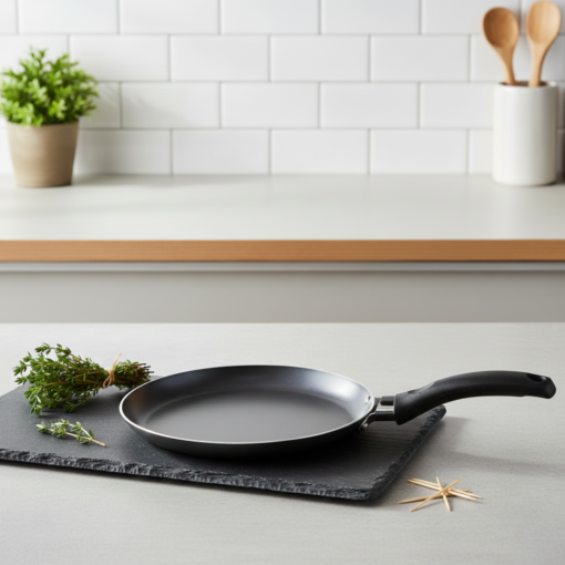 Panquequeira Antiaderente Turim 22cm Cinza Tramontina