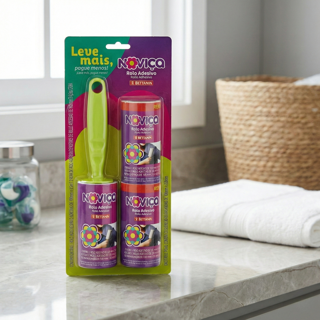 Novica Conj Rolo Adesivo
