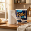 Papel Toalha Scala Cozinha 60 Folhas Alta Absorção 2 Rolos