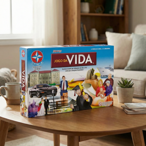 Jogo de Tabuleiro Clássico Jogo da Vida Estrela