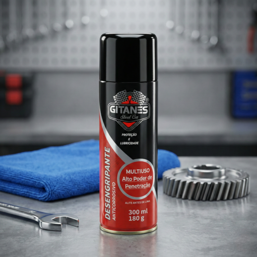 Silicone Spray Gitanes 300ml Aerossol Brilho Automotivo