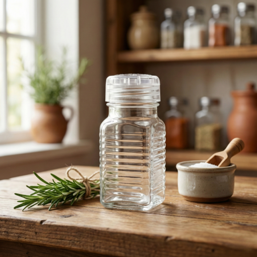 Pote para Temperos de Vidro 80ml Lyor