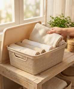 caixa organizadora juta 5 litros