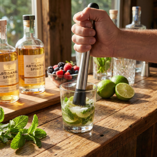 Socador Para Caipirinha Inox Macerador Drinks