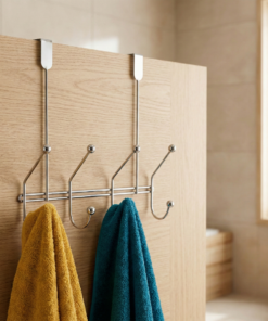 cabide de porta 4 ganchos