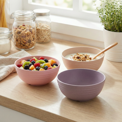 Bowl de Bambu e PP Lines Lyor
