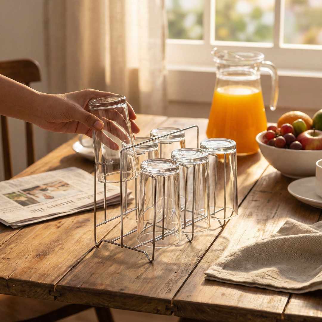 porta copos cromado Arthi