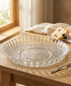 prato de bolo vidro lyor