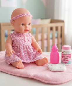 boneca sapekinha faz xixi da Milk Brinquedos