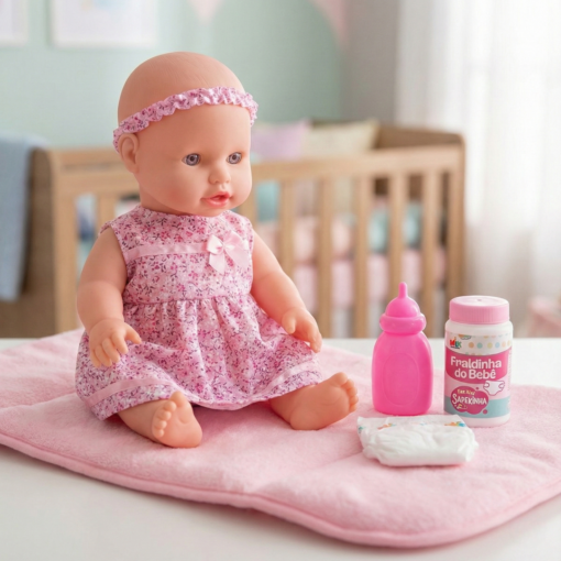 Boneca Sapekinha Faz Xixi Milk Brinquedos