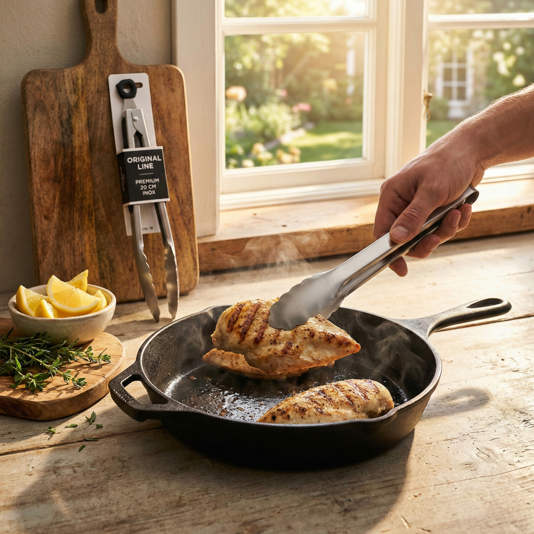 pegador universal inox 20cm