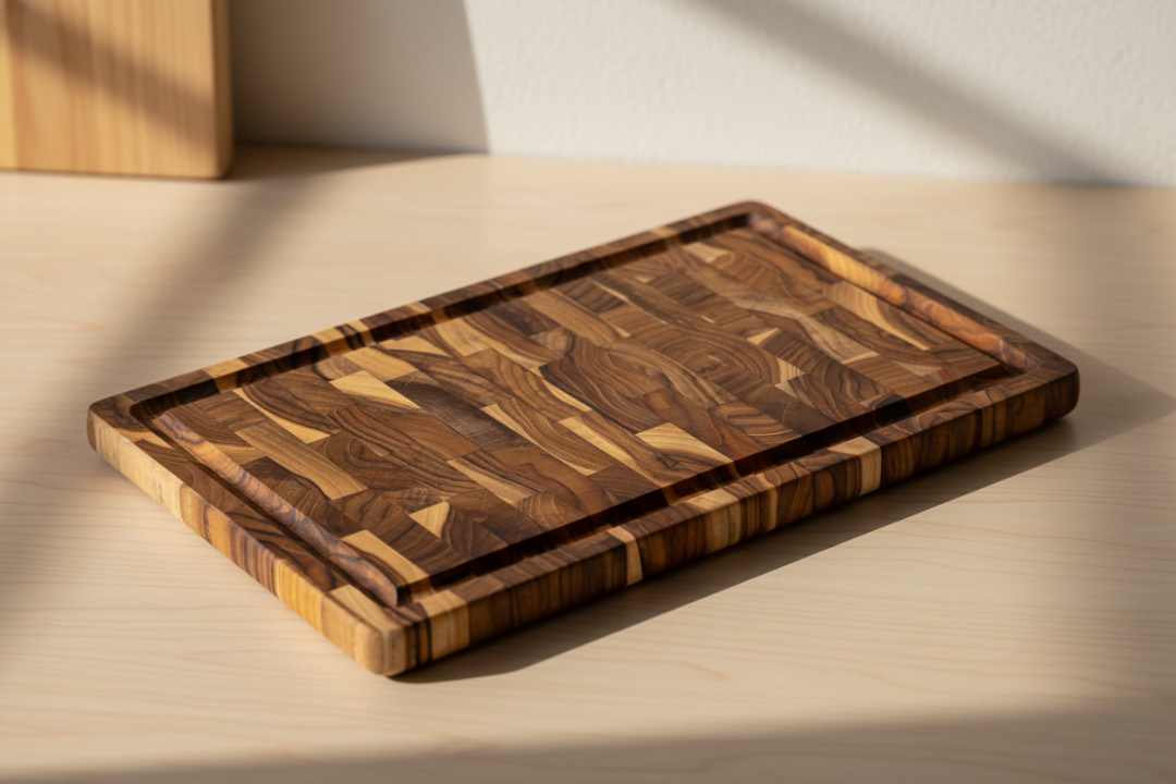 tabua de carne teca invertida