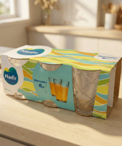 Jogo de Copos Maracatu Losango Incolor 275ml 6 Peças Maracatu
