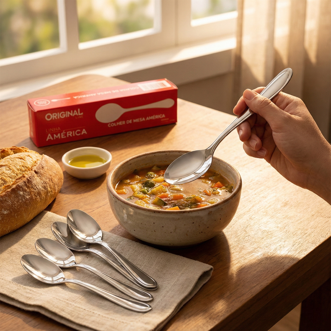 Colher de mesa aço inox