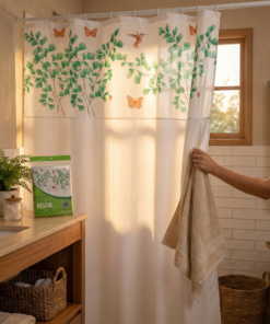 cortina de box vinil visor