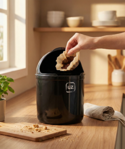 lixeira pia preta 4 litros