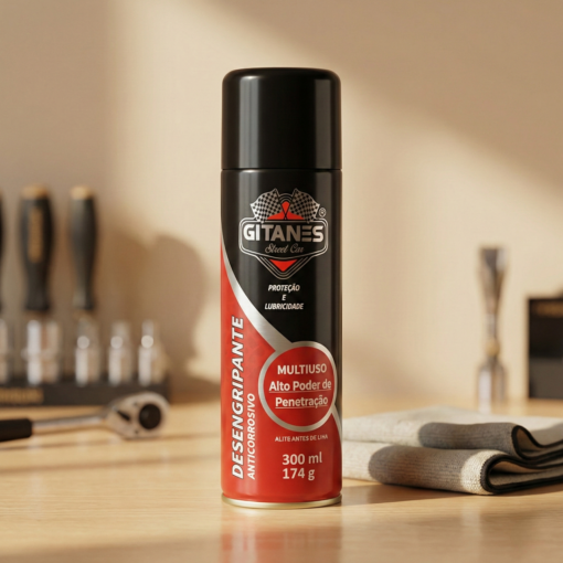 Silicone Spray Gitanes 300ml Aerossol Brilho Automotivo