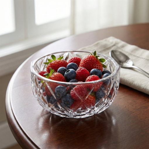 Bowl de Cristal de Chumbo Deli Diamond 11x5,5cm Deli