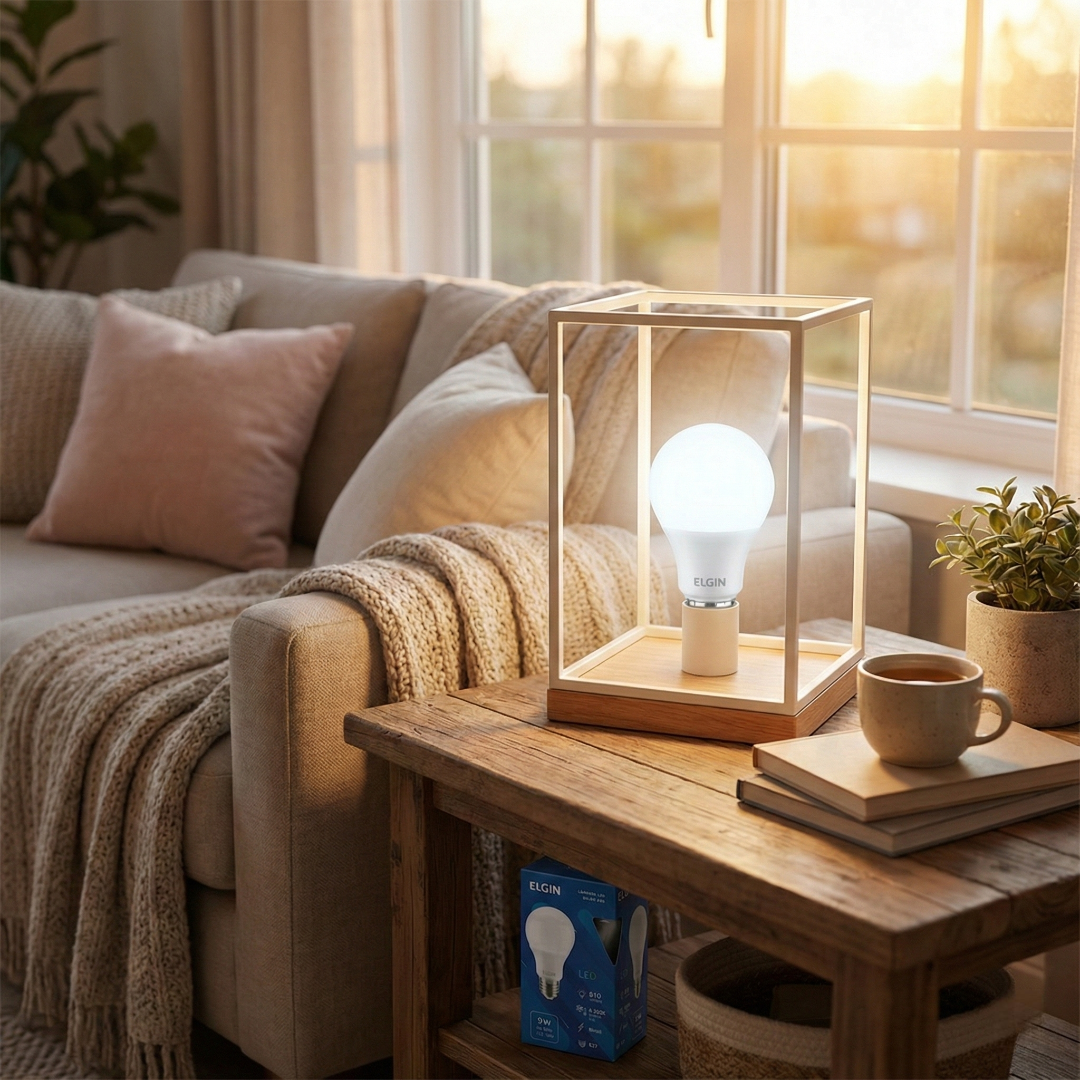 Lâmpada LED 9W Elgin