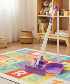 kit limpeza brinquedo Rosa