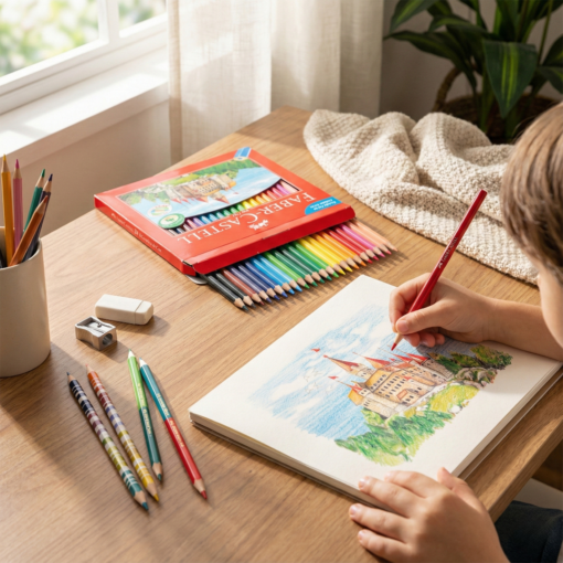 Ecolápis de Cor Faber-Castell 24 Cores (20 Cores + 4 Bicolores)