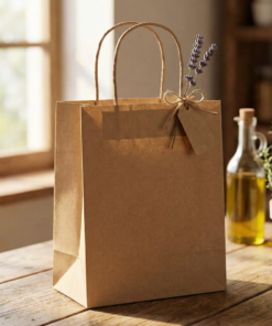 sacola papel kraft garrafa