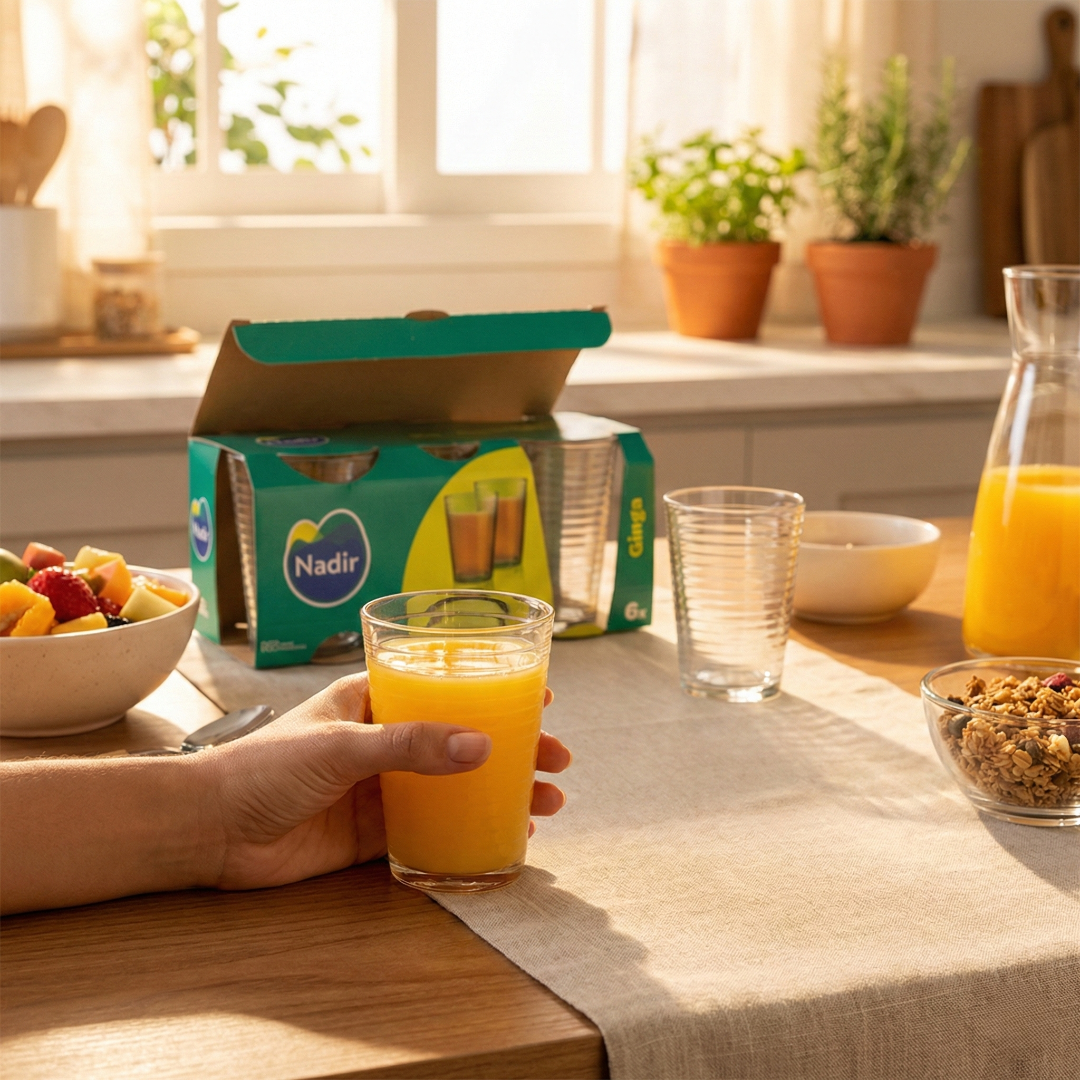 jogo de copos vidro da linha Ginga