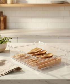 organizador de gaveta transparente multiuso