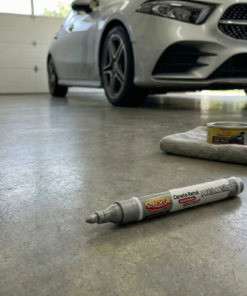 Caneta Retok Automotivo Prata Metálico