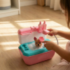 Maleta Veterinária Infantil Doutor Canino Rosa Roma Brinquedos