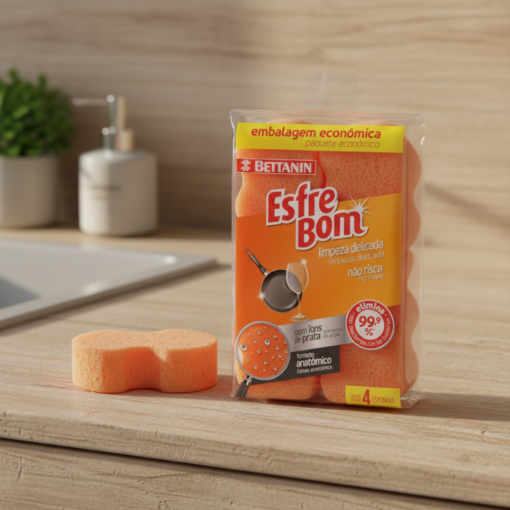Esponja Anti Risco EsfreBom Delicada Bettanin