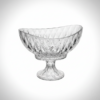 Centro de Mesa de Cristal com Pé Diamond Lyor