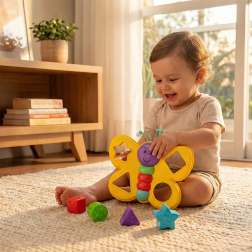 Brinquedo Educativo Bebê Borboleta Espoleta TaTeTi