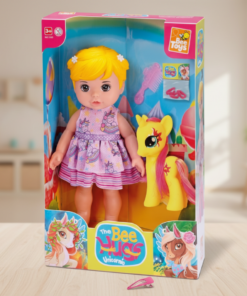 boneca bee hugs unicórnio