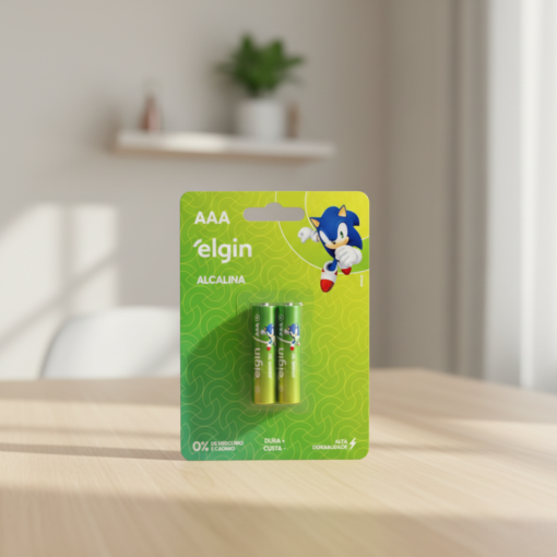 Pilha Alcalina AAA Palito Blister 2 Peças