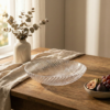 Centro de Mesa de Vidro Wave 27,5cm Lyor