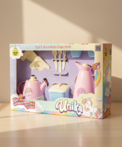 kit hora do cafe brinquedo unicornio