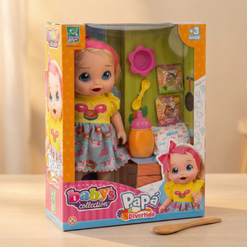 Boneca Babys Collection Papa Divertido Super Toys
