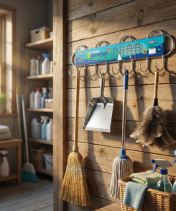 cabide 8 ganchos cromado