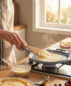 panquequeira tramontina 22cm cinza