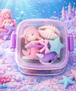 Borracha Escolar Marmitinha Colorida Brinquedo