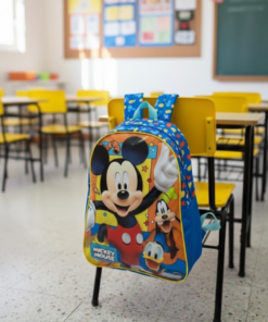 Mochila Escolar Infantil Mickey Mouse Colorida