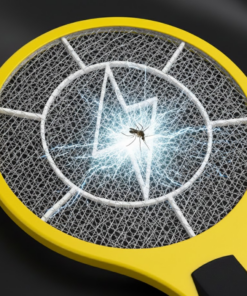 Raquete Elétrica Mata Mosquito Eficaz Contra Insetos