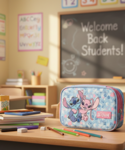 Estojo Stitch Box Disney Organizador Escolar