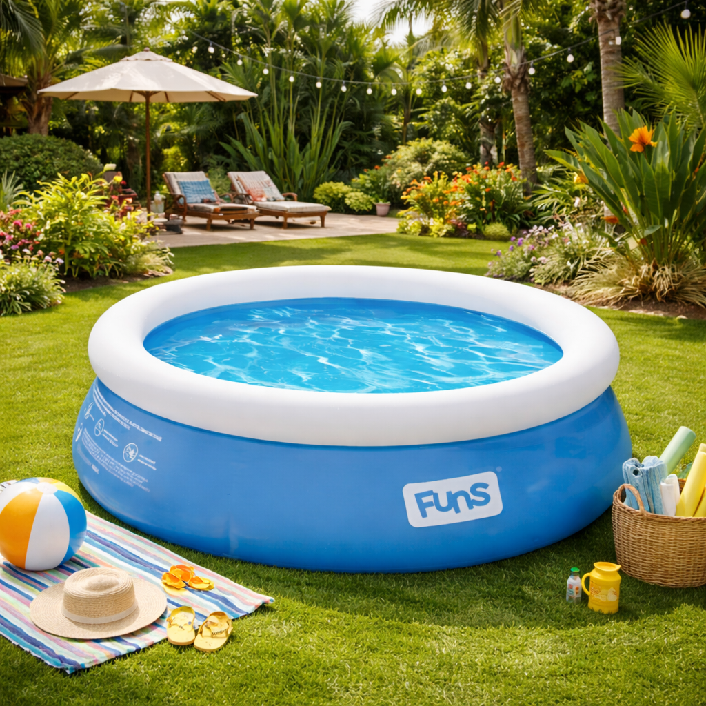 Piscina Redonda com Borda Inflável Summer Fun 1000 Litros