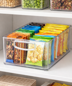 Organizador Multiuso Transparente Freebox Crystal 20x12x27 Niquelart