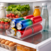 Organizador Porta Latas para Geladeira Transparente UZ