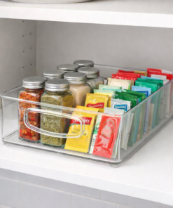 Organizador Transparente para Geladeira Freebox Niquelart